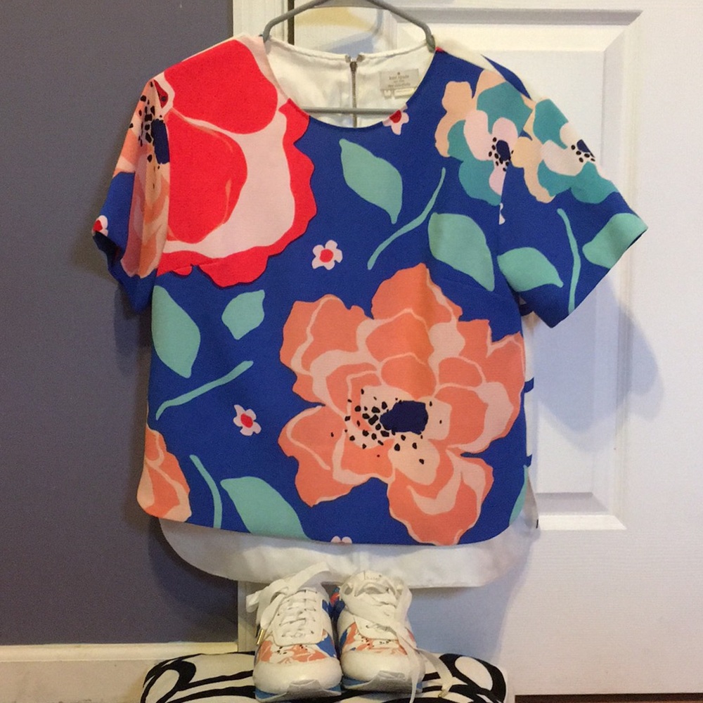 Kate Spade New York Short Sleeve Blouse size 6